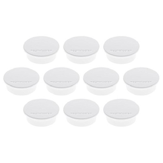 023142-AIMANT 22MM ROND BLANC MAGNETOPLAN, 10