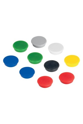 023141-AIMANT 22MM ROND ASSORTI MAGNETOPLAN, 10