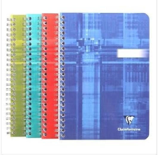 023202-CAHIER A5 90F 90G LIGNE SPIRALE CLAIREFONTAINE